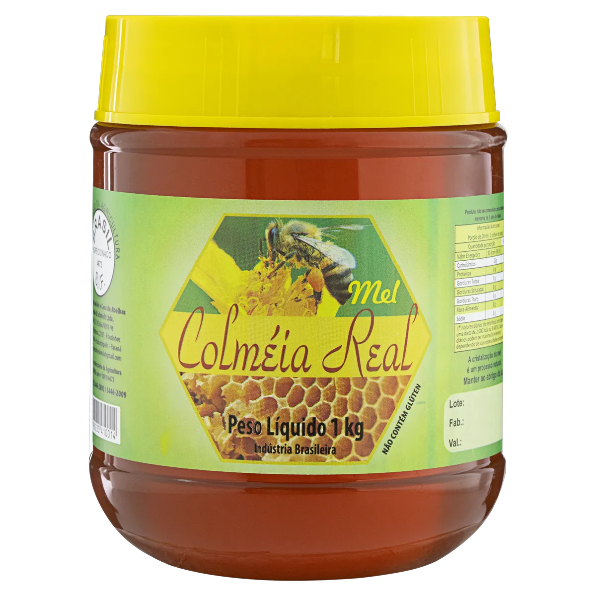 Pote de Mel Silvestre 1kg Colmeia Real